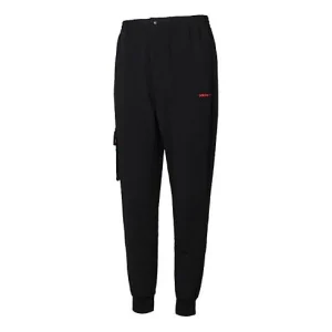 adidas neo Running Training Cozy Breathable Casual Woven Sports Pants Black GP4845