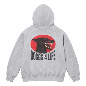 Supreme Doggs Hooded Sweatshirt 'Red Purple' SUP-SS24-179