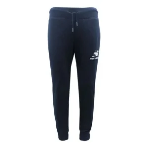 New Balance Essential Stacked Logo Sweatpants Asia Sizing 'Navy' AMP91550-PGM