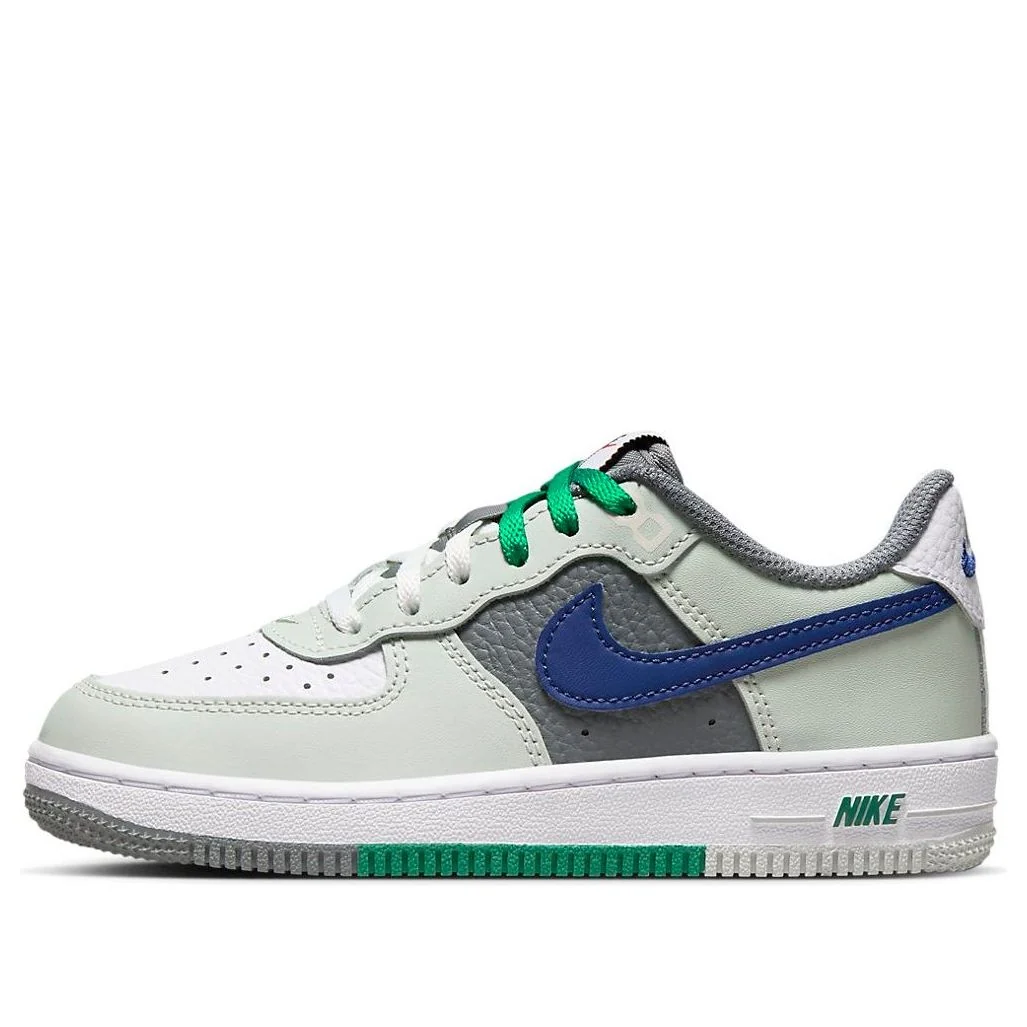 (PS) Nike Force 1 LV8 'Split - Light Silver Deep Royal' FB9501-001