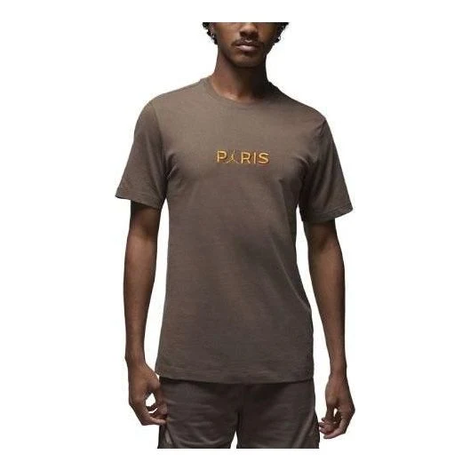 Air Jordan Paris Saint-Germain T-Shirt 'Brown' DZ2940-274