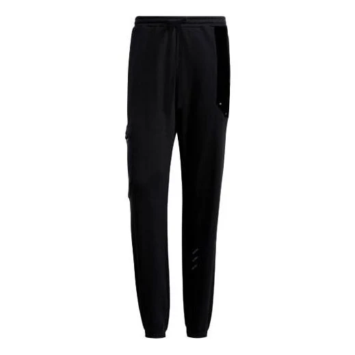 adidas originals x melting sadness Crossover Series Casual Splicing Sports Pants/Trousers/Joggers Black HC0350
