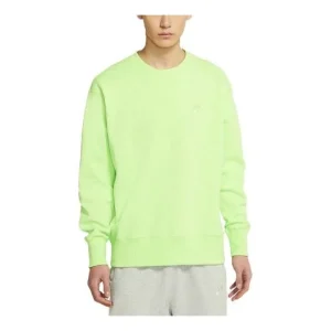 Nike Sportswear Logo Casual Sports Round Neck Pullover Orange DA0022-399