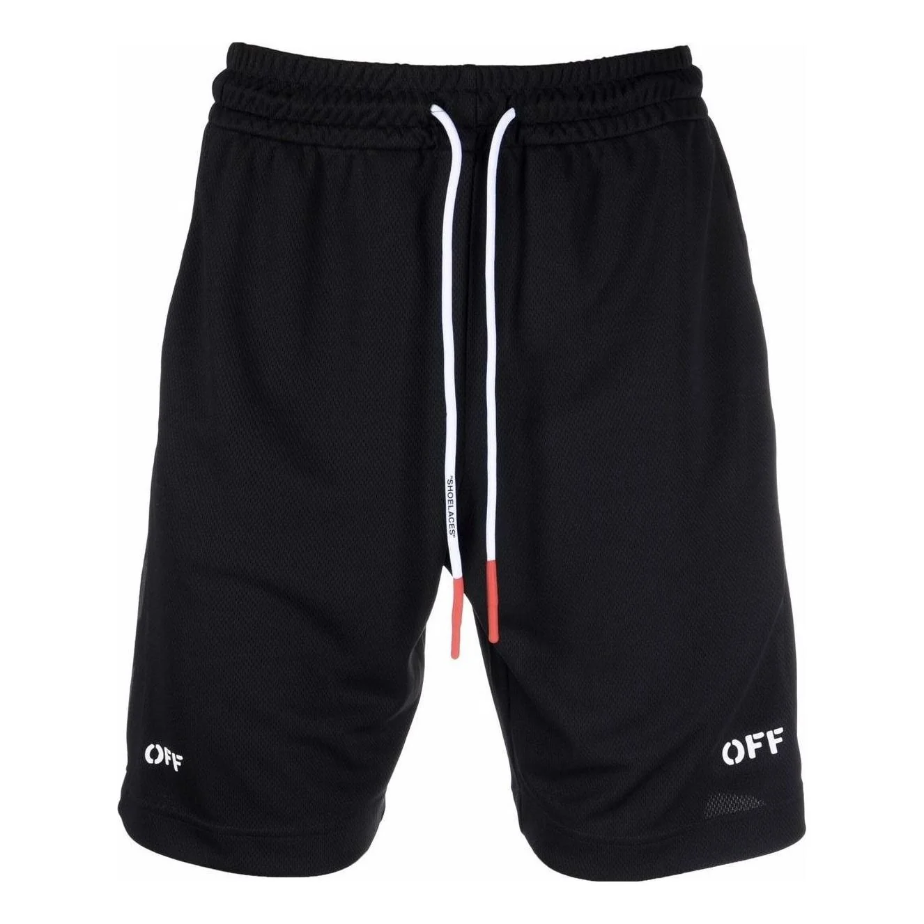 Off-White SS22 Logo Printing Shorts Ordinary Version Black OMVH023C99FAB0011001
