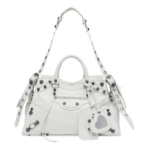 (WMNS) Balenciaga Neo Cagole City Handbag 'White' 700451210B09104