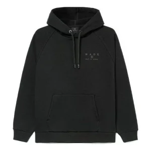 Li-Ning Wade Series Logo Printing Stay Warm Loose Hoodie 'Black' AWDR799-4