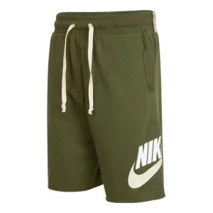 Nike As Nike Sportswear Spe Ft Alumni Short Logo 'Olive Green' DM6818-326