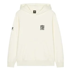 New Balance Logo Print Hoodie Asia Sizing 'White' AMT23336-CIC
