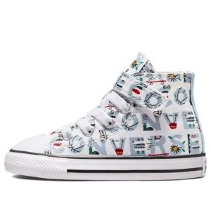 (TD) Converse Chuck Taylor All Star Easy-On High 'White Blue' 772771C