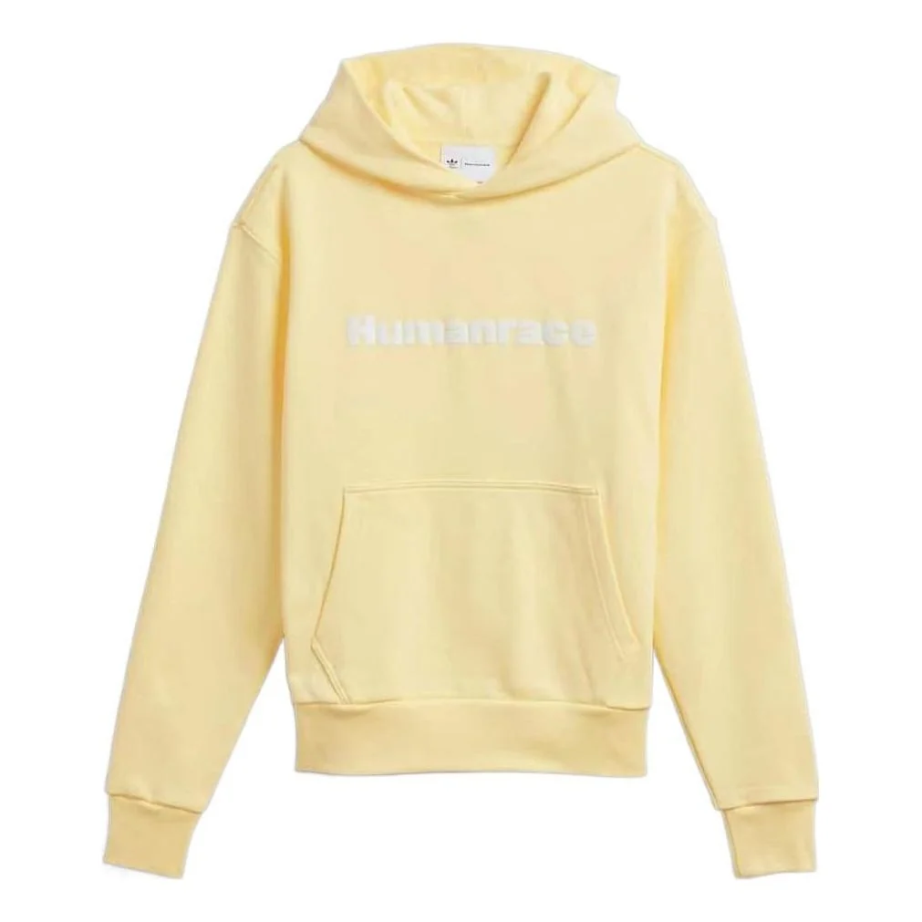 adidas x Pharrell Humanrace Logo Hoodie 'Yellow' H46993