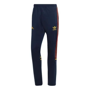 Men's adidas originals Printing Logo Stripe Casual Pants/Trousers Blue HM4829