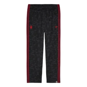adidas x BAPE Firebird Track Pants Asia Sizing 'Black' JN7125