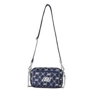 Skechers Casual Adjustable Fabric Crossbody Single Shoulder Bag 'Navy White' L422U183-0012