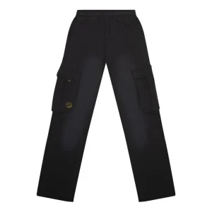 Drew House Oversized Cargo Sweatpant 'Fade Black' DR-FW22-107