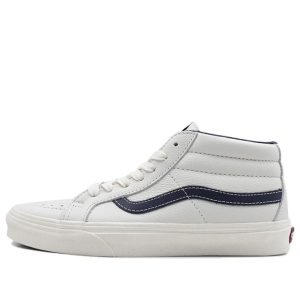 Vans Sk8-Mid Mid-Top Casual Skate Shoes Unisex White Blue VN0A3MV8FS8