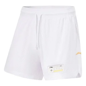 Li-Ning Jimmy Butler Graphic Basketball Shorts 'White' AAPT037-6