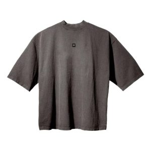 YEEZY Gap Engineered by Balenciaga Logo 3/4 Sleeve T-shirt 'Grey' YEEZY-SS22-010