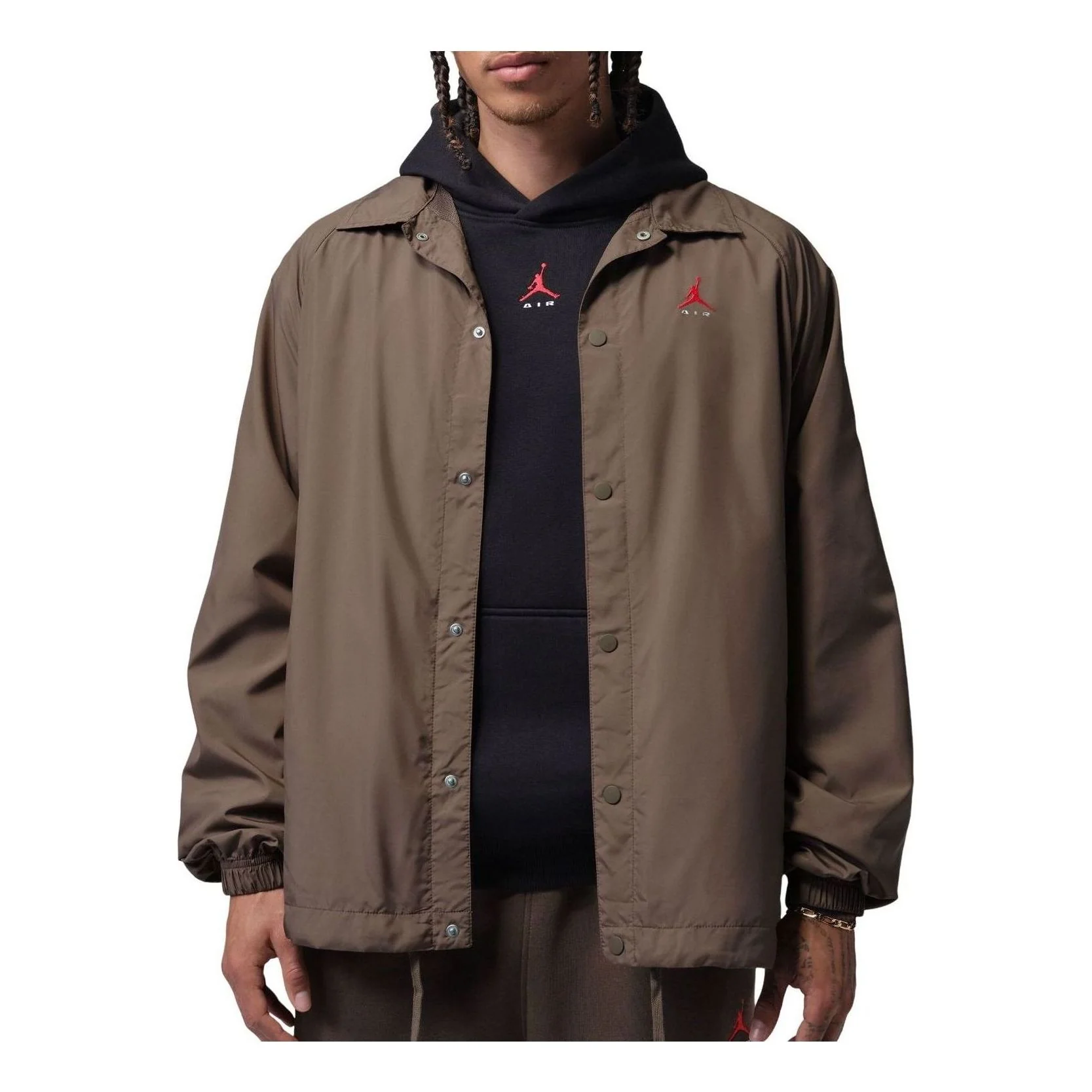 Jordan Brooklyn Coaches Jacket 'Palomino White' IO2341-274