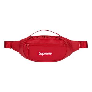 Supreme Leather Shoulder Bag 'Red' SUP-FW23-0831
