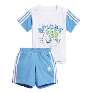 (TD) adidas IN F CD Set 'White Blue' IQ0844