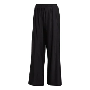 (WMNS) adidas Aeroready Studio Wide Leg 7/8 Joggers Asia Sizing 'Black' HD8945