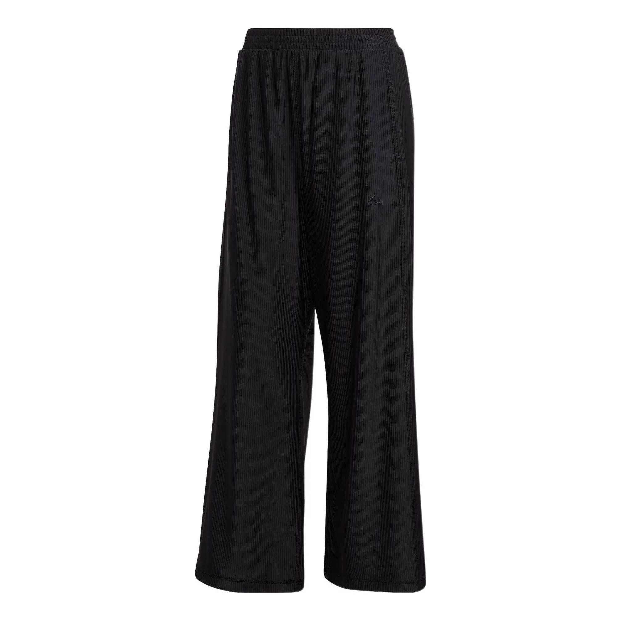 (WMNS) adidas Aeroready Studio Wide Leg 7/8 Joggers Asia Sizing 'Black' HD8945