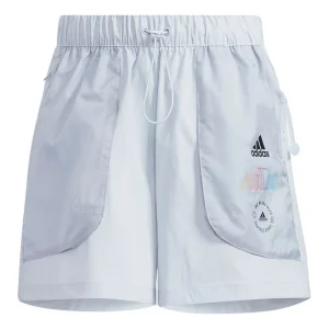 (WMNS) adidas Woven Shorts 'Blue' HA3632