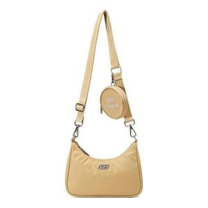 (WMNS) Skechers x LeSportsac Single Shoulder Bag 'Tan' L422U178-00VC