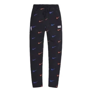 KITH x Nike New York Knicks AOP Fleece Pant 'Black' NKCZ1792-010