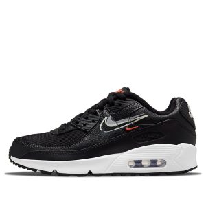 (GS) Nike Air Max 90 'Black Bright Crimson' DO6489-001