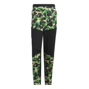 adidas x A Bathing Ape Golf Wind.Rdy Pants 'Black Green Camo' IQ3681