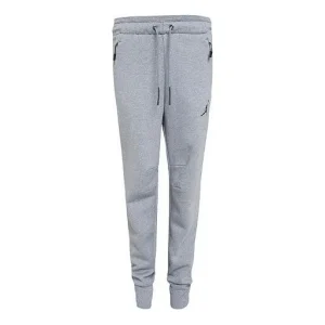 Air Jordan Icon Fleece Cuffed Sweatpants 'Grey' 809475-065
