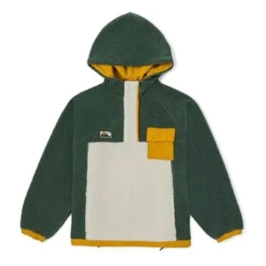 (WMNS) Vans Hairy Pullover Hoodie 'Duck Green' VN0A7YGXYQW