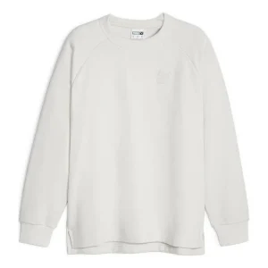 PUMA Popular Series Classics Textured Crew Neck Shirt 'White' 625299-17