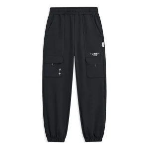 Li-Ning Logo Sweatpants 'Black' AKLT411-1
