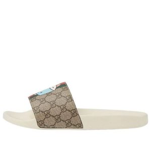 Gucci Animal Web Slides 'Beige' 737519-FABN0-8919