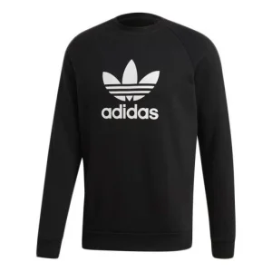 adidas originals Trf Flc Crew Sports Pullover Black EH6513
