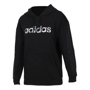 (WMNS) adidas neo Casual Sports Pullover Black DZ7595