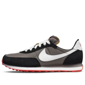 (GS) Nike Waffle Trainer 2 'Flat Pewter Siren Red' DC6477-005