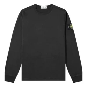 STONE ISLAND Lightweight Crew Sweatshirt 'Black' 751564450-V0029