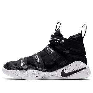 (GS) Nike LeBron Soldier XI 'Black White' AJ6985-002