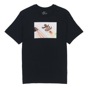 Nike Printing Sports Round Neck Short Sleeve Black DD1327-010