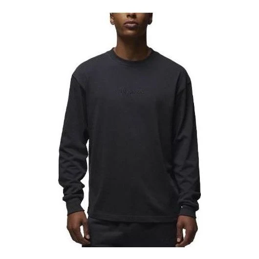 Air Jordan Wordmark Long-Sleeve T-Shirt 'Off-Noir' FJ0702-045