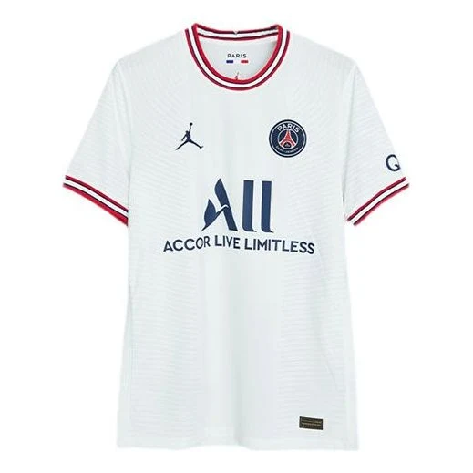 Air Jordan Paris Saint-Germain PSG 21/22 Player Edition Away Jersey 'White' DH7467-101