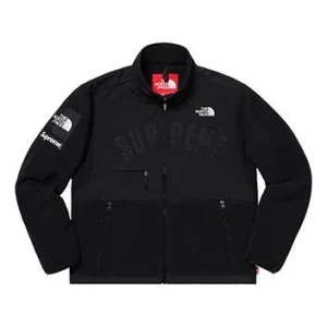 Supreme x The North Face Arc Logo Denali Fleece Jacket 'Black White' SUP-SS19-545