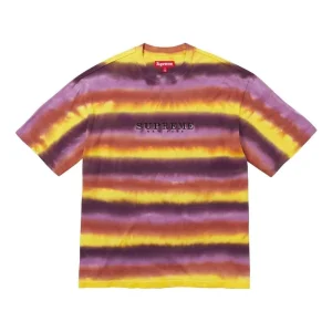 Supreme FW23 Week5 Dyed Stripe T-shirt 'Yellow' SUP-FW23-100