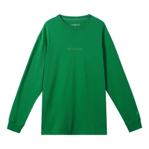 Air Jordan x Wordmark Long Sleeves T-Shirts 'Green' FJ0703-302
