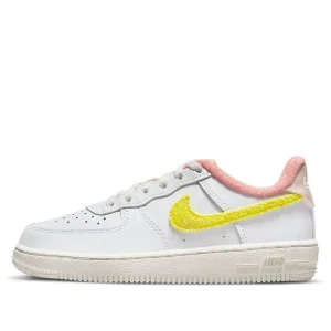 (PS) Nike Force 1 LV8 'White Yellow Strike' DV2199-100