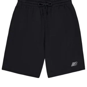 New Balance NB Logo Cotton Short Asia Sizing 'Black' MS41519-BK