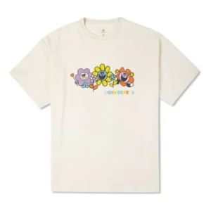 Converse Much Love Crew Neck T-Shirt Asia Sizing 'White' 10022935-A01